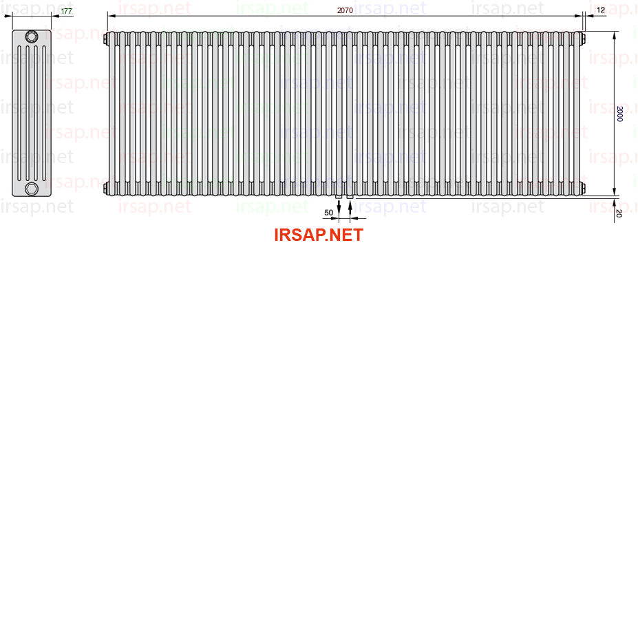 Радиатор IRSAP Tesi 52000/46 T50 CL 01